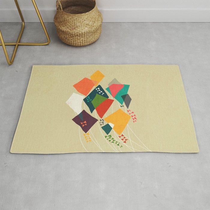 Whimsical kites Rug Gallery Image 1