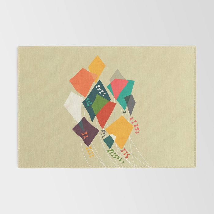 Whimsical kites Rug Gallery Image 2