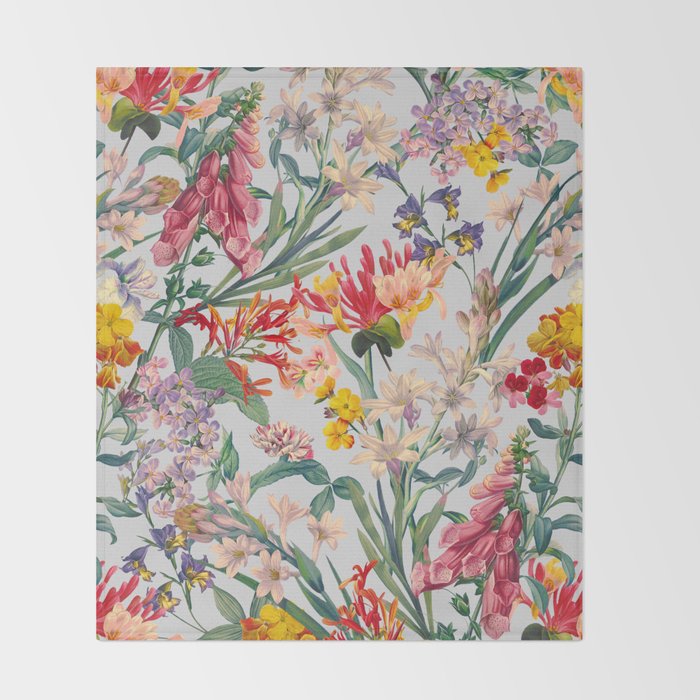 Garden of Eden VI Throw Blanket Gallery Image 2