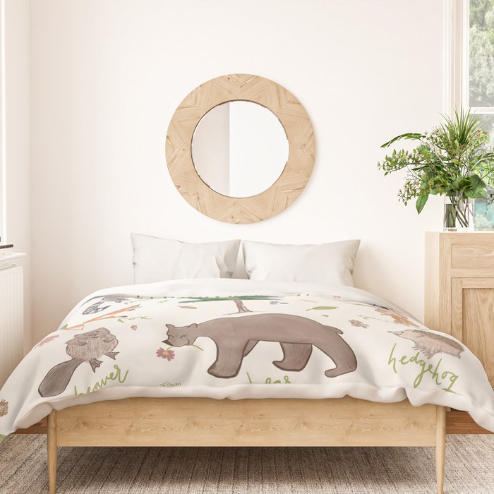 Woodland Creatures Chart Duvet Cover Gallery Image 3