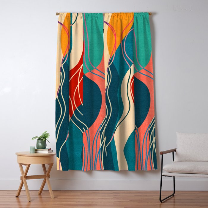 Smoke and ash Window Curtain Gallery Image 1
