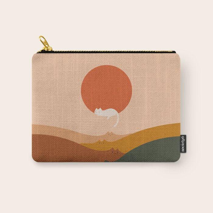 Cat Landscape 127: A Big Hole Carry All Pouch Gallery Image 1