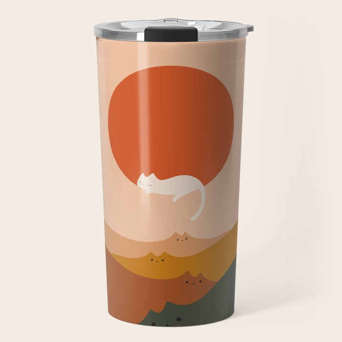 Cat Landscape 127: A Big Hole Travel Mug Gallery Image 1