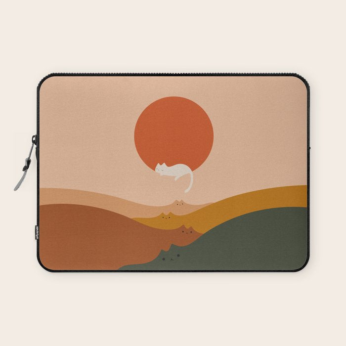 Cat Landscape 127: A Big Hole Laptop Sleeve Gallery Image 1