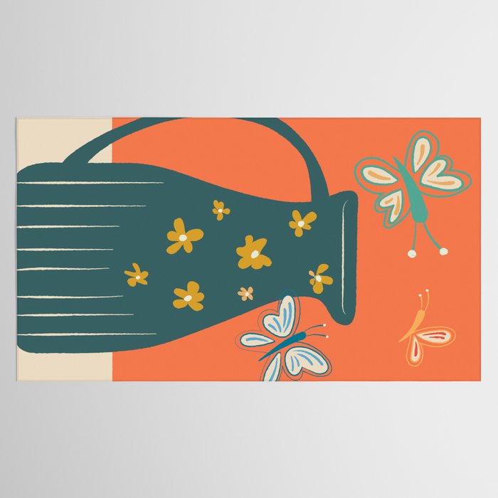 Modern Botanicals No 8 Tablecloth Gallery Image 2