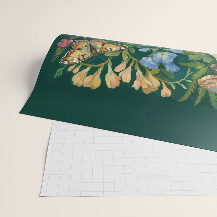 Baby Goat Garden Wrapping Paper Gallery Image 2