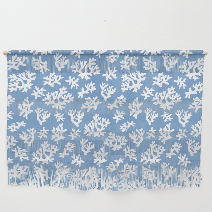 Coral Reef - denim blue Wall Hanging Gallery Image 1