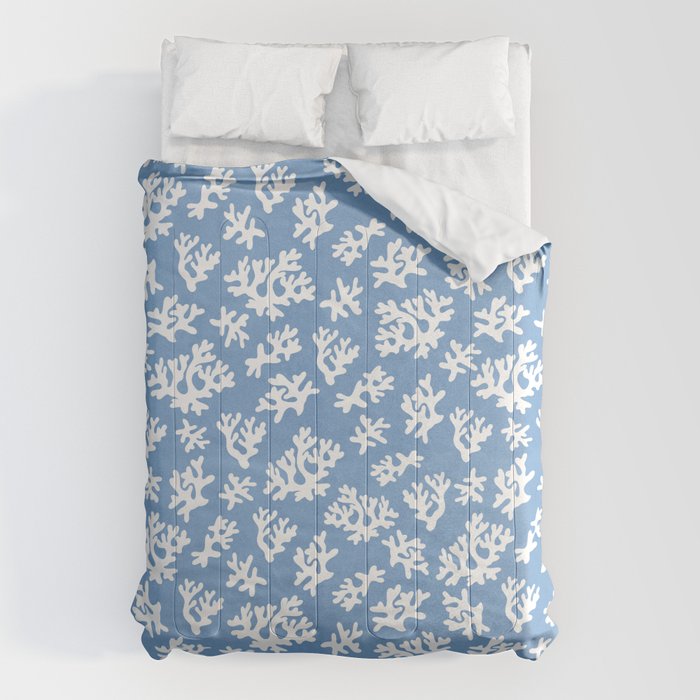 Coral Reef - denim blue Comforter Gallery Image 1