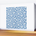 Coral Reef - denim blue Wall Mural Gallery Image 2
