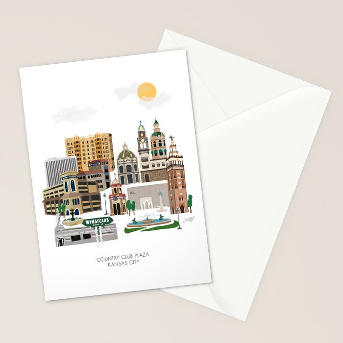 Kansas City Plaza Stationery Card Gallery Image 2