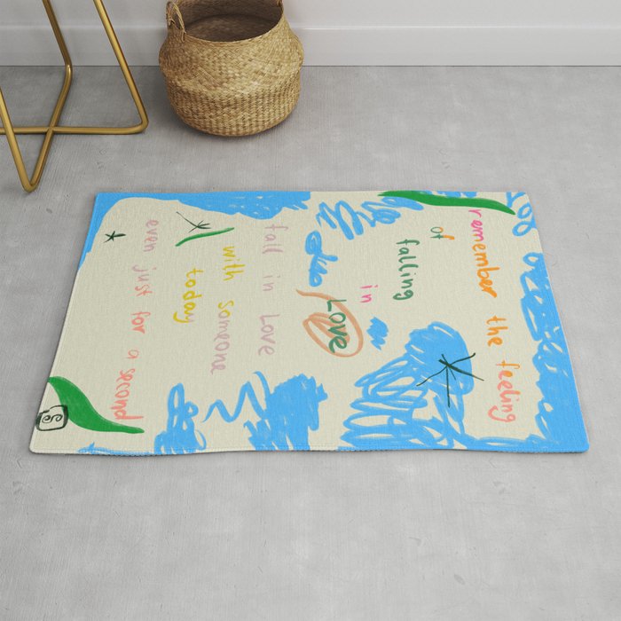 LOVE EXERCIZE Rug Gallery Image 1