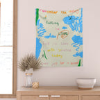 LOVE EXERCIZE Wall Tapestry Gallery Image 2
