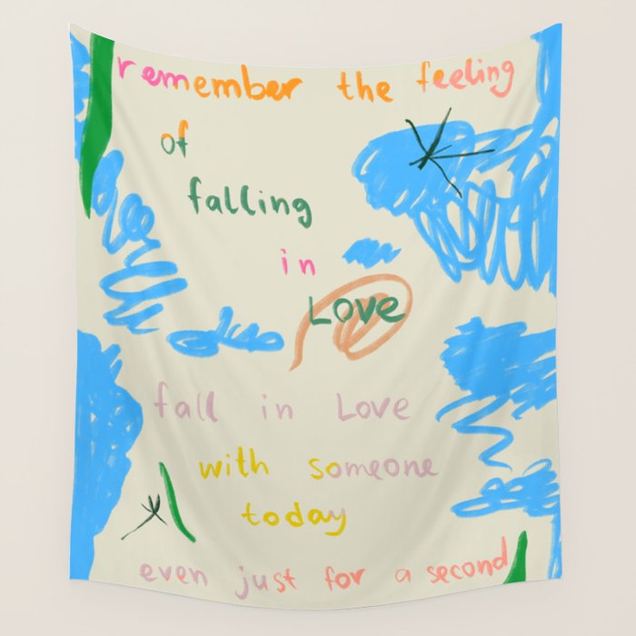 LOVE EXERCIZE Wall Tapestry Gallery Image 1