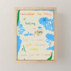 LOVE EXERCIZE Mini Art Print Gallery Image 1