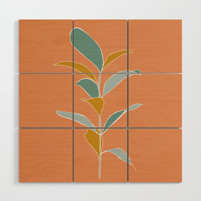 slowdown - salmon Wood Wall Art Gallery Image 1