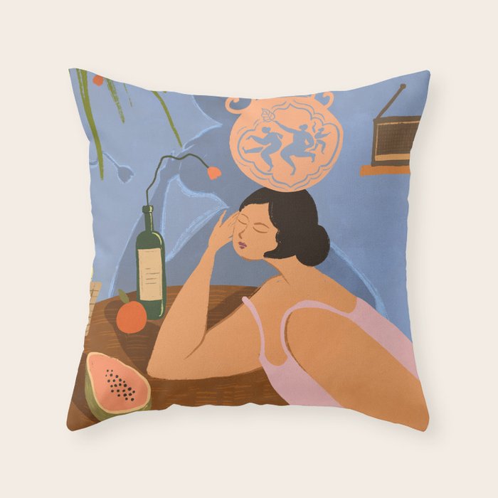 Be Still Throw Pillow Gallery Image 1