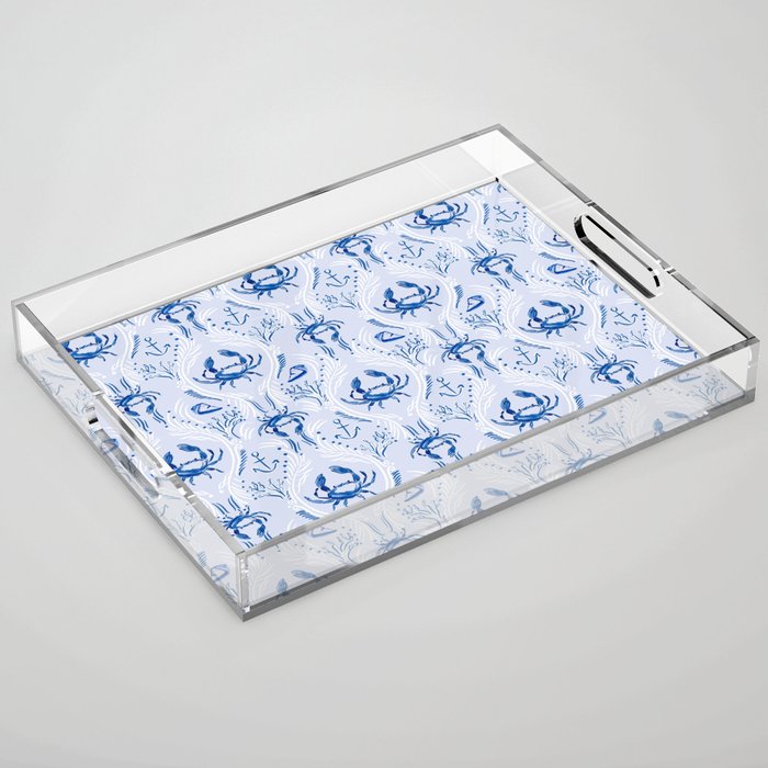 Nauti Crab Acrylic Tray Gallery Image 1
