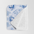 Nauti Crab Throw Blanket Gallery Image 3