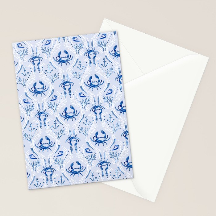 Nauti Crab Stationery Card Gallery Image 2