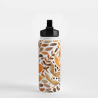 Autumn watercolor leaves Water Bottle Gallery Image 2