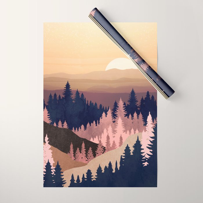 Summer Dusk Wrapping Paper Gallery Image 1