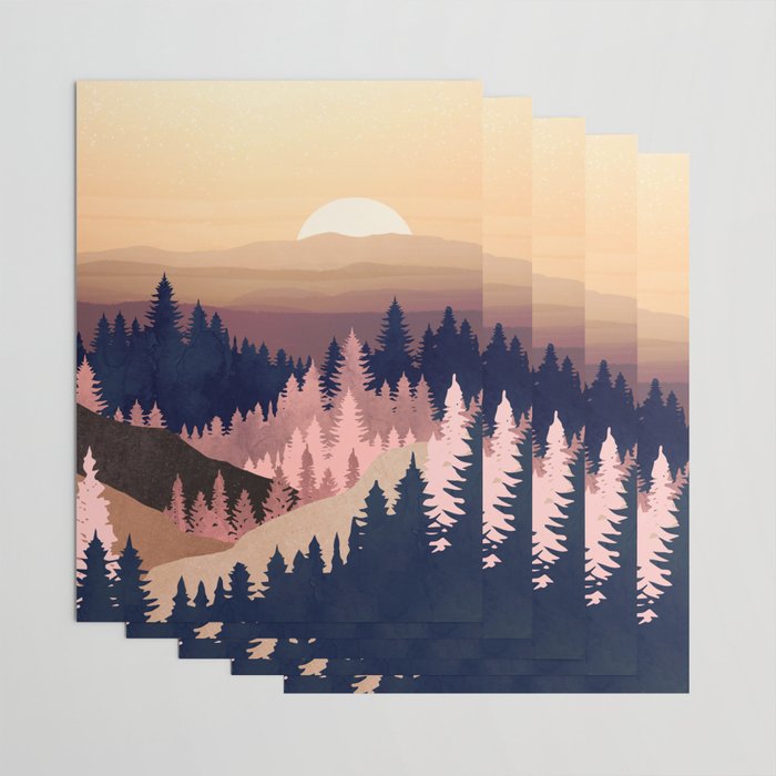 Summer Dusk Wrapping Paper Gallery Image 3