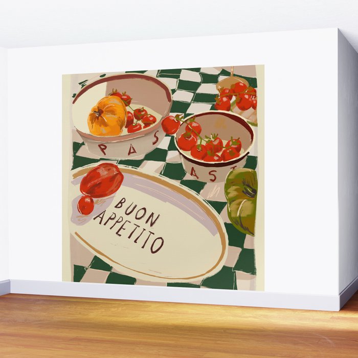 Buon Appetito Wall Mural Gallery Image 2