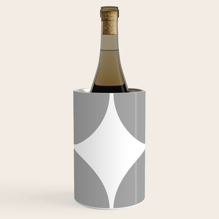 Mid Century Modern Grey Square Wine Chiller Gallery Image 3