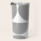 Mid Century Modern Grey Square Travel Mug Gallery Image 3
