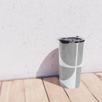 Mid Century Modern Grey Square Travel Mug Gallery Image 4