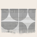 Mid Century Modern Grey Square Wall Hanging Gallery Image 1