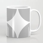 Mid Century Modern Grey Square Coffee Mug Gallery Image 1