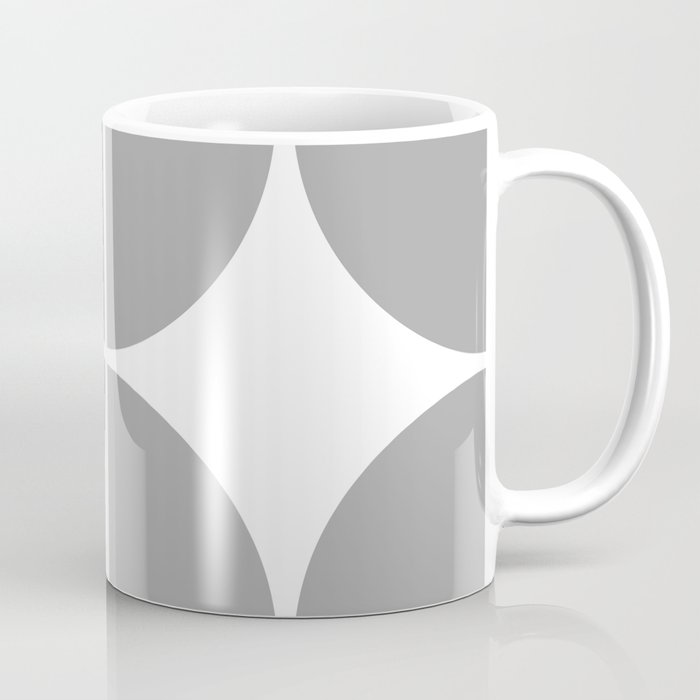 Mid Century Modern Grey Square Coffee Mug Gallery Image 1