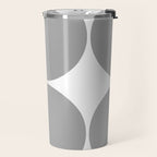 Mid Century Modern Grey Square Travel Mug Gallery Image 2