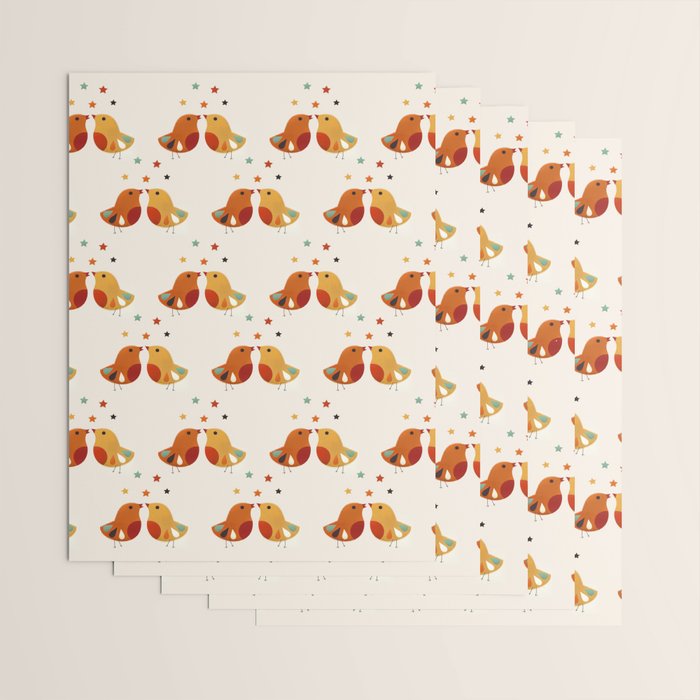 Little Festive Birds Wrapping Paper Gallery Image 3