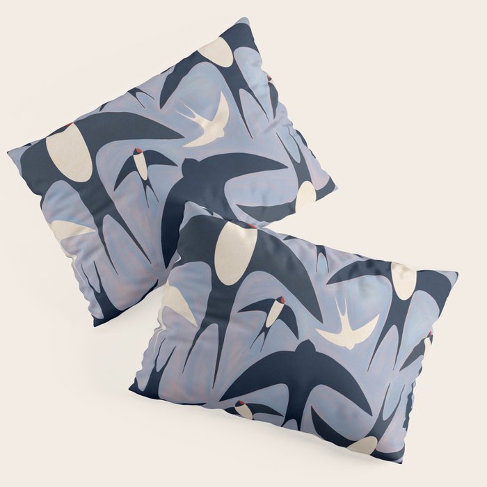 Swallows Pillow Sham Gallery Image 3