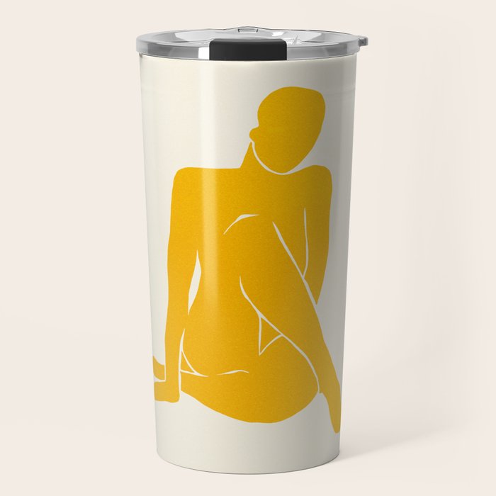 Nude III: Tulip Yellow Edition Travel Mug Gallery Image 1