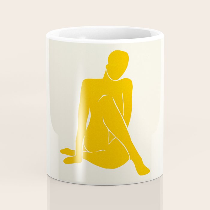 Nude III: Tulip Yellow Edition Coffee Mug Gallery Image 4