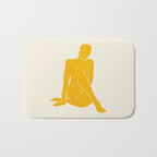 Nude III: Tulip Yellow Edition Bath Mat Gallery Image 1