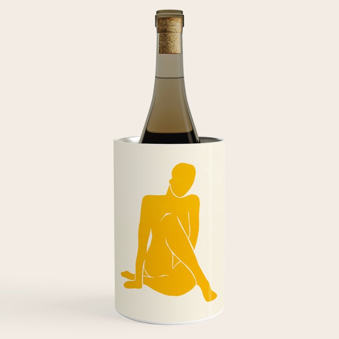 Nude III: Tulip Yellow Edition Wine Chiller Gallery Image 1