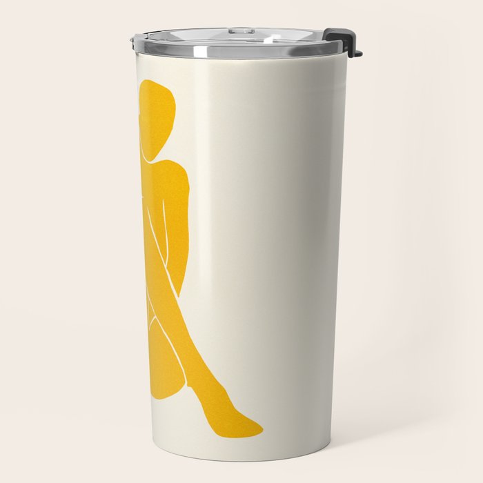 Nude III: Tulip Yellow Edition Travel Mug Gallery Image 2
