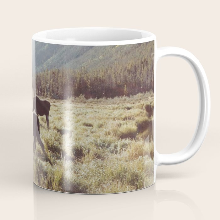 Three Meadow Moose Coffee Mug Gallery Image 1