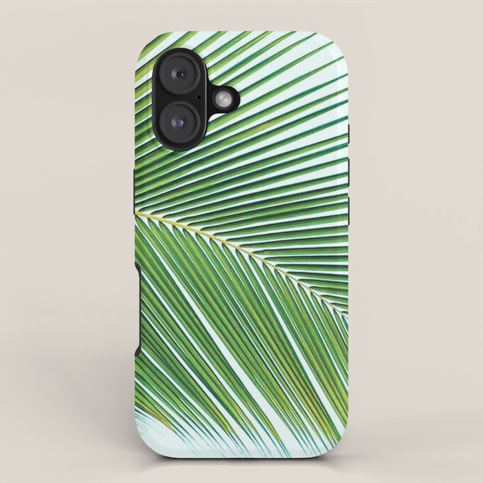 Palm leaf - greenery iPhone Case Gallery Image 1