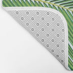 Palm leaf - greenery Bath Mat Gallery Image 2