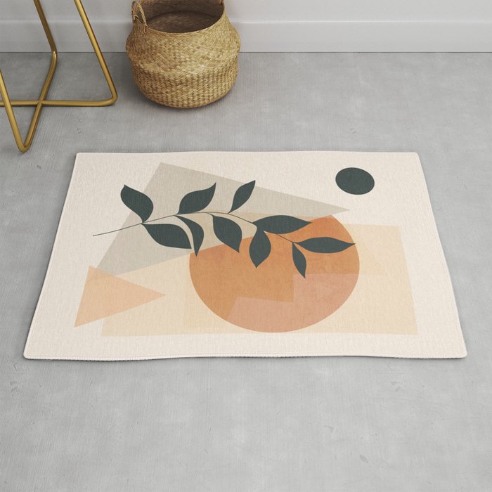 Abstract Art /Minimal Plant 16 Rug Gallery Image 1