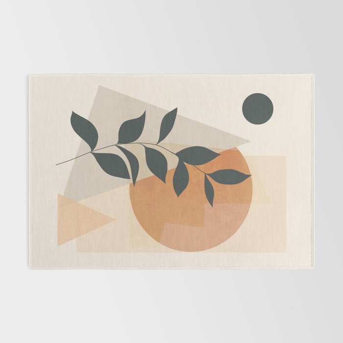 Abstract Art /Minimal Plant 16 Rug Gallery Image 2