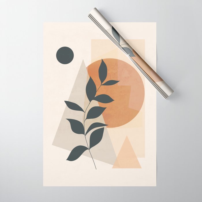 Abstract Art /Minimal Plant 16 Wrapping Paper Gallery Image 1