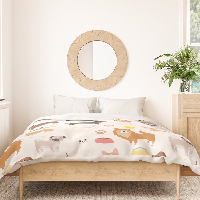 Cute Dog Pattern Duvet Cover Gallery Image 3