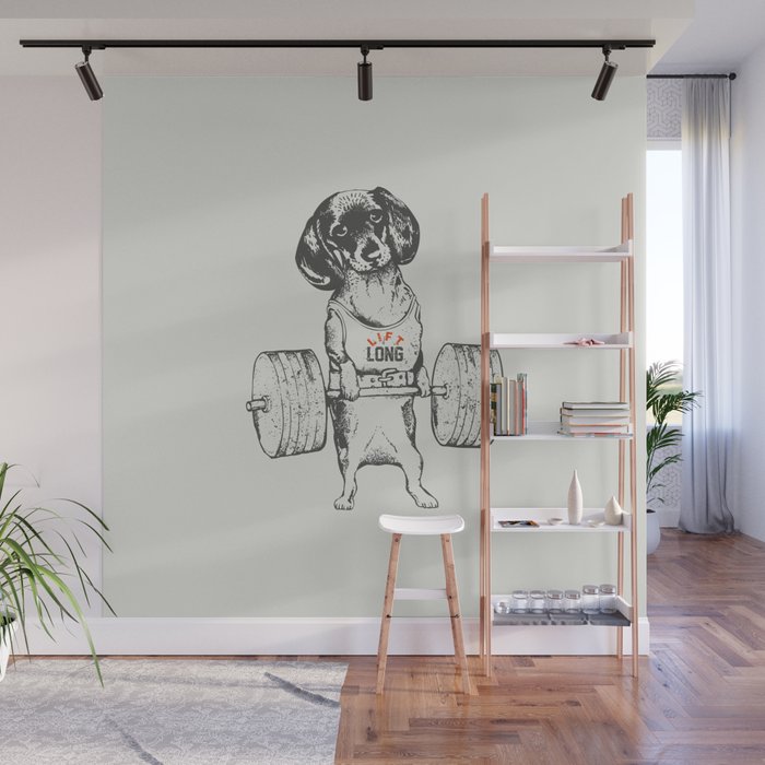 Dachshund Lift Wall Mural Gallery Image 1