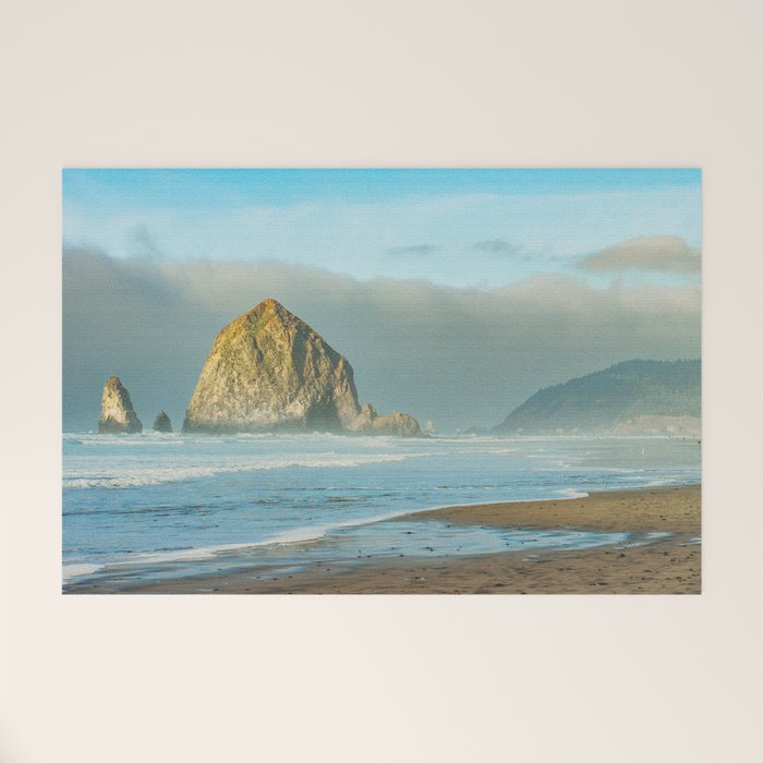 Cannon Beach Oregon, Haystack Rock Welcome Mat Gallery Image 1